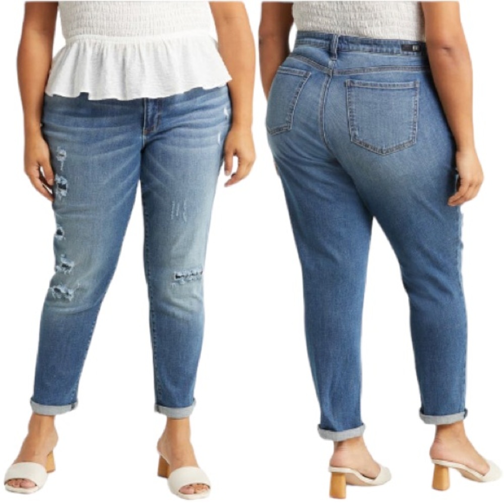 Kut From The Kloth Catherine Boyfriend Jeans Size 22W - Picture 16 of 16